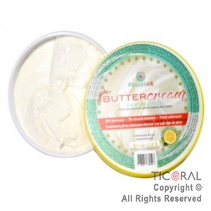 BUTTERCREAM CREMA VEGETAL SABOR LIMON LISTA PARA USAR 1 X 360GR